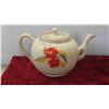 Image 5 : Tea Pot, Hand Painted Cream and Sugar, Serving Platter, Preserve Jars 