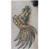 Image 2 : Wall Plaque Slogan Signs, Metal Rooster, Vintage Harvest Gold Breadbox