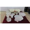 Image 1 : Fire King Mixing Bowls, Refrigerator Dishes, Bakeware, 4 Milk Glasses 