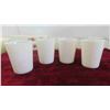 Image 6 : Fire King Mixing Bowls, Refrigerator Dishes, Bakeware, 4 Milk Glasses 