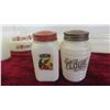 Image 7 : Fire King Mixing Bowls, Refrigerator Dishes, Bakeware, 4 Milk Glasses 