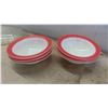 Image 5 : Vintage 16 Piece Pink Pyrex Dishes: Casserole, Bowls, Pie Platter & More