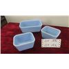 Image 1 : 3 Piece Vintage Delphite Pyrex Refrigerator Set