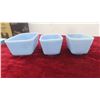 Image 2 : 3 Piece Vintage Delphite Pyrex Refrigerator Set