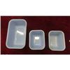 Image 3 : 3 Piece Vintage Delphite Pyrex Refrigerator Set