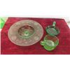 Image 7 : Green Glassware Some Are Uranium Glass 