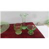 Image 8 : Green Glassware Some Are Uranium Glass 