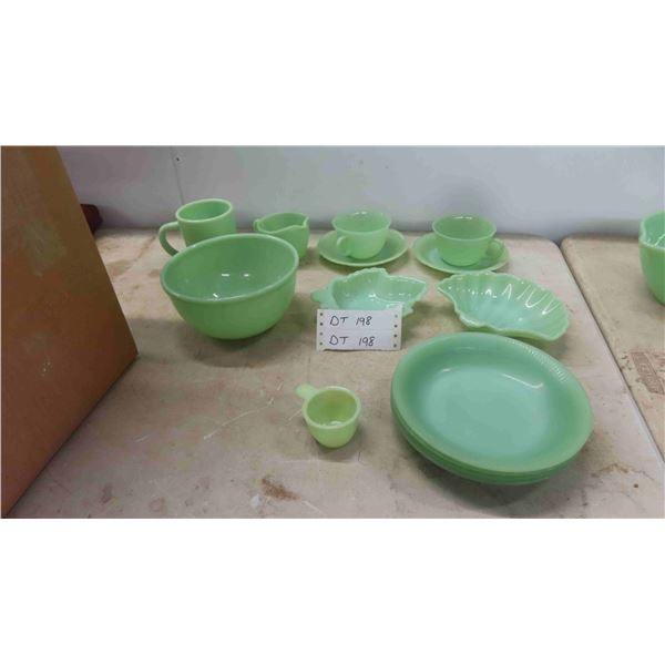 Jadeite Fireking Bowls & Other