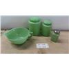 Image 1 : Jadite Fireking 2 Piece Canister Set