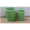 Image 3 : Jadite Fireking 2 Piece Canister Set