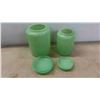 Image 4 : Jadite Fireking 2 Piece Canister Set
