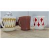 Image 3 : 6 Fireking Mugs, 4 Coloured Bowls, 2 Milk Glass Bowls