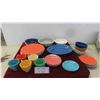 Image 1 : 30 Pieces Vintage Fiestaware