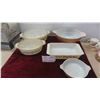Image 1 : 7 Pieces Pyrex Casserole Dishes with Lids, Baking Dish, Mixing Bowl