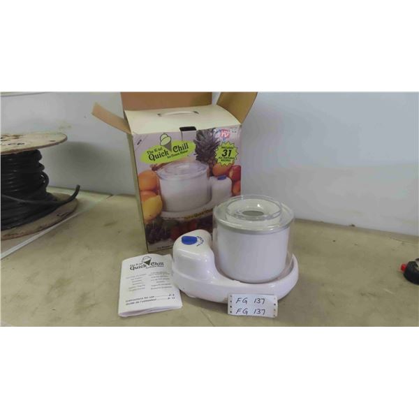 K-Tel Quick Chill Ice Cream Maker