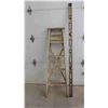 Image 1 : 5ft Wood Step Ladder , 6ft 6'' Level