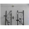 Image 2 : 2 Metal Iron Flower Pot Holders 66'' x 11 1/2'' 