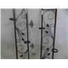 Image 3 : 2 Metal Iron Flower Pot Holders 66'' x 11 1/2'' 