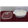 Image 3 : 7 Pieces Corningware Dishes with Lids, Anchor and Pyrex 