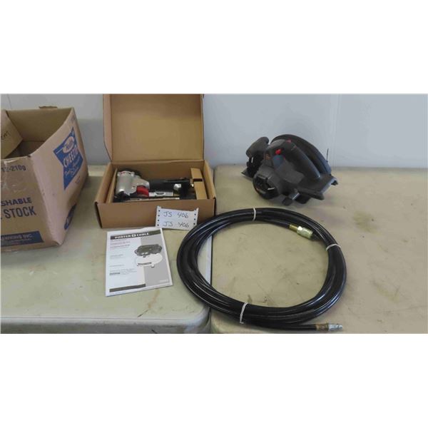 New Porter & Cable Brad Nailers with Hose, Cordless Circular 