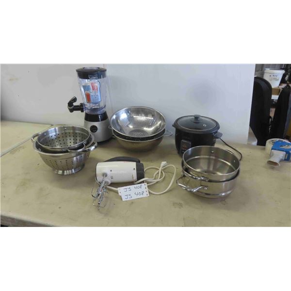 Blender, Hand Mixer, Rice Cooker, Stainless Strainers