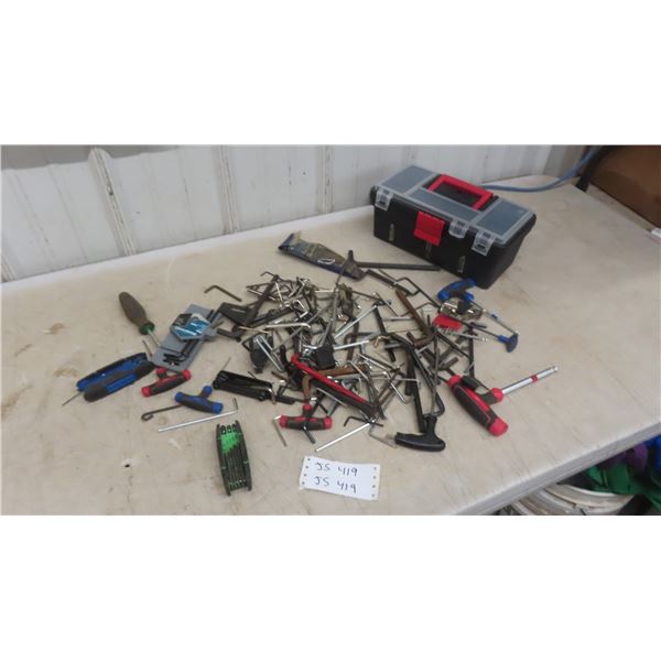 Quantity of Allen Wrenches , Tool Box