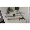 Image 3 : Metal Tool Box with Tools: Wrenches, Pipe Cutters, Various Wrenches,