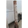 Image 2 : 2 Wooden Posts for Porch 62'' + 65'' Tall
