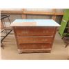 Image 1 : 3 Drawer Painted Dresser 30'' x 36'' x 17'' - Painting is Stripping