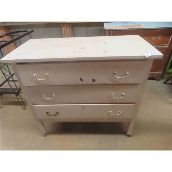 Painted 3 Drawer Dresser 32'' x 36'' x 17 1/2''
