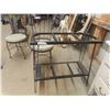Image 2 : 5 Wrought Iron Chairs , Wrought Iron Stand (No Top Plate) 30'' x 30 