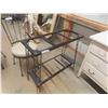 Image 3 : 5 Wrought Iron Chairs , Wrought Iron Stand (No Top Plate) 30'' x 30 