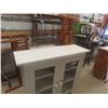 Image 2 : Painted 2 Door  China Cabinet 49'' x 35'' x 12'' 