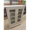 Image 3 : Painted 2 Door  China Cabinet 49'' x 35'' x 12'' 