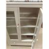 Image 4 : Painted 2 Door  China Cabinet 49'' x 35'' x 12'' 