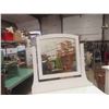 Image 2 : Painted 4 Drawer Dresser 44'' x 30'' x 17'' Plus Mirror 25'' x 22 1/2'' 