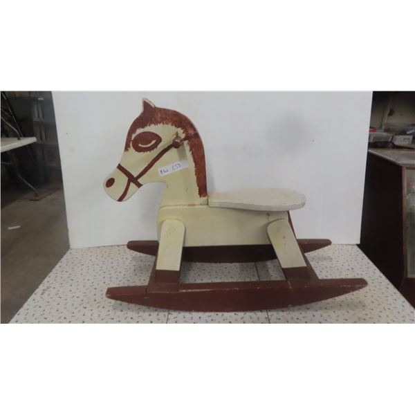 Homemade Wood Rocking Horse