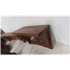 Image 8 : Mantle Clock, Old Shelfs, Carpenters Nail Organizer, Wood Boxes