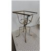Image 6 : 2 Metal Magazine Racks, Wrought Iron Stand No Top