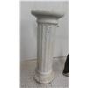 Image 2 : Plaster Pillar Stand 28'' High x 11'' Across, Concrete Short Beaked