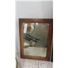 Image 4 : Vintage Oak Picture Frame 22'' x 28'' , Oak Bevelled Mirror 12 1/2'' x 17'' , 