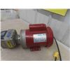 Image 1 : Leeson 1HP Electric Motor with New Gear Drive