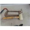 Image 4 : Meat Saw 25'' , Clamps, Mallet, Level