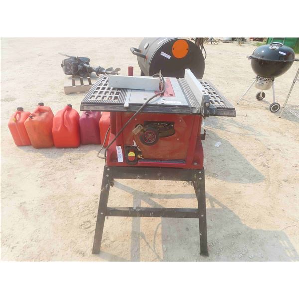 King 10'' Table Saw on Stand