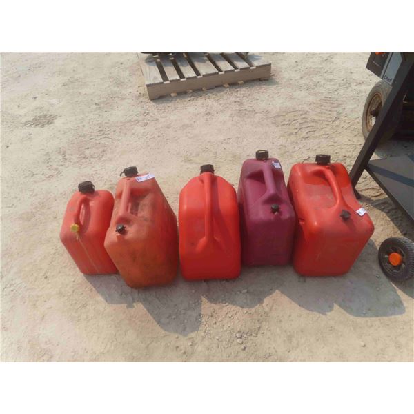 5 Gas Cans