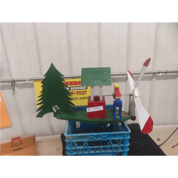 Bucketwell Wind Motion Yard Ornament