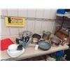 Image 1 : Stainless Pot with Lid, Cast Frying Pan, Knives, Plus