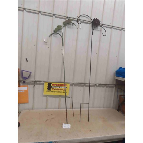 2 Shephards Plant Hooks