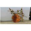 Image 2 : Seagull Wall Art 19'' x 14'' , Copper Craft Stand Up Display of Reeds, 
