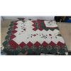 Image 2 : Quilt Style Blanket Approx.  62'' x 76''
